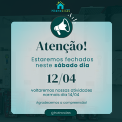loja fechada dia 12/04